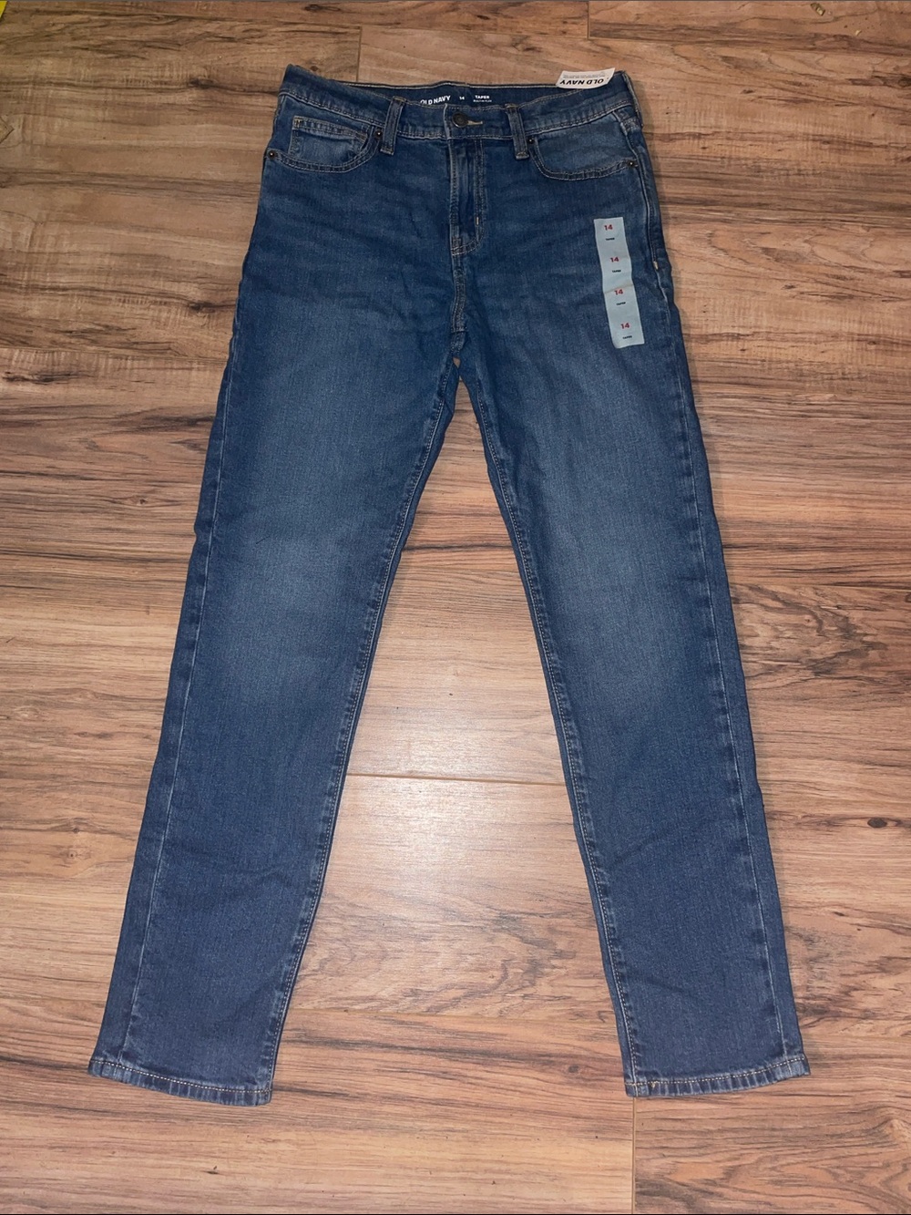 Old Navy Boys Blue Straight Leg Jeans